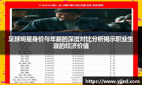 足球明星身价与年薪的深度对比分析揭示职业生涯的经济价值
